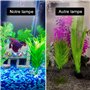 SENZEAL X7 Gemini LED Lumière Deux Têtes D'Aquarium 220V 15W 1600LM X7 Pour Réservoir de Poissons de 8 à 15 Pouces