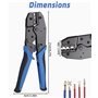 pour Cosse Electrique isolées 0.50-6.00mm²