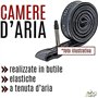 Jante arrière 26 x 1,75 + COUVERTURE VTT 26 x 1,95 + CHAMBRE A AIR | ROUE COMPLETE 6/7 V POUR MOUNTAIN BIKE