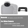 Lot de 2 œilletons D5600 pour appareil photo numérique Nikon D5600 D5500 D5300 D3500 D3400 D3300 - Remplace l'oculaire DK-25 - A