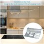 GIAK Rail de Suspension Fixation Plaque Support placards Meubles 6 PCS Rail de Suspension pour Meuble 60mm placard de cuisine pl