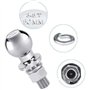 Boule D'attelage De Remorque,3,5T 50mm Boule Attelage Remorque,Boule D'Attelage D'Attelage à Rotule pour Tracteur, Camping-Car,
