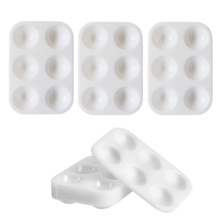 10 Pièces Palette de Peinture Plastique