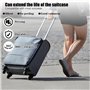 Mokaskaidj 4 Pièces Roulette Valise, 45x18mm Roue Valise Universelle, Valise Roues de Rechange, Roulettes de Remplacement, Roue