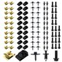 Fsaklaskdy 100 Pcs Clips de Fixation Voiture