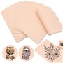Peau Synthétique Tatouage - TONBAO 10Pcs Fausse Peau Tatouage double face 19 x 14 cm