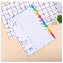 1-12 Numéro de Pièce Diviseurs de Sujet A4 avec Onglets de Couleur Renforcés Perforés à 11 Trous