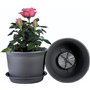 KAHEIGN 10 Pièces Pots De Fleurs en Plastique, 15cm Épaissir Pots De Fleurs Conteneur De Plantes Pot De Jardinage D'intérieur av