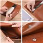 Lot de pochettes A4 en simili-cuir Lot d’enveloppes porte-documents Chemises A5, porte-documents, pochettes en cuir, dossiers de