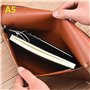 Lot de pochettes A4 en simili-cuir Lot d’enveloppes porte-documents Chemises A5, porte-documents, pochettes en cuir, dossiers de