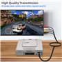 Mcbazel Câble d'adaptateur de télévision composite audio S-AV plaqué or pour Sega Saturn
