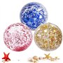 LUMOOM Lot de 3 ballons gonflables à paillettes - 30 cm - Pour la plage