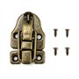QWORK® Fermoir Loquet à Bascule Rétro, Antique Loquet Verrous Vintage Bronze pour Boîte à Bijoux Coffrets Cadeaux Boîtes Bois, 5