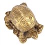 Hztyyier Tortue en Laiton Figure Laiton Cuivre Tortue Chinois Feng Shui Dieu Tortue pour la Décoration de La Maison Ornement de 