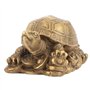 Hztyyier Tortue en Laiton Figure Laiton Cuivre Tortue Chinois Feng Shui Dieu Tortue pour la Décoration de La Maison Ornement de 