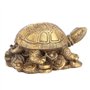 Hztyyier Tortue en Laiton Figure Laiton Cuivre Tortue Chinois Feng Shui Dieu Tortue pour la Décoration de La Maison Ornement de 