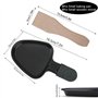 QcuGvy 4PCS Poelon Raclette Triangle 18x10cm Revêtement Antiadhésif mini Poelon Raclette avec Matériau épaissi avec 4 Pelles en 