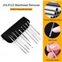 JOLIFILE Extracteur Point Noir Extraction de Acné,9 pièces Ensemble d'outils, Acné Tire Comédons Extracteur Professional Pince à