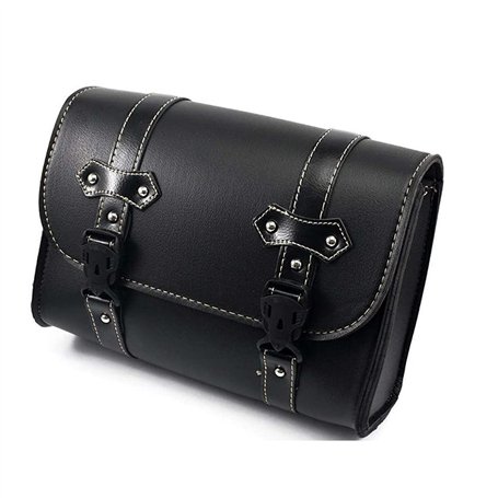 Eulina Sacoche de Selle en Cuir de boîte latérale de Moto