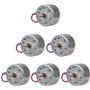 ICQUANZX Lot de 6 mini moteurs électriques CC 3 V 1730 tr/min pour jouets DIY