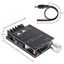 ZHITING Bluetooth Amplifier Board Module 2x50W Digital Stereo Audio Amp Board Dual Channel DC 5V-27V avec Filtre HiFi