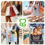 AABDTYYD 2 Pièces Dispositif de Levage,Courses en Plastique, Support de sac D'épicerie,Confortable Porte Sac D'épicerie pour Hom