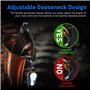KIMAFUN Microphone de Saxophone Sans Fil 2,4 G, Microphone à Pince pour Instrument Récepteur et Émetteur Sans Fil pour Saxophone