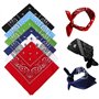 Lot de 6 bandanas pour hommes et femmes