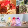 Yagaspantery 100 Pieces Sachets en Organza, 10 x 15 cm Pochettes Cadeau avec Cordon de Serrage, Sachets pour Faveur de Mariage, 