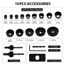 ValueHall Scies Cloche 19 Pièces Scie Trépan 19~127mm Coffret de Scie Trépan pour la Coupe Lisse Précise à Traver le Bois Plâtre