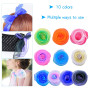 smatime 10Pcs Foulards de Jonglage,Foulard de Danse Colorées,Multicolores Carrée Écharpes Magiques pour Maternelle Enfant Filles