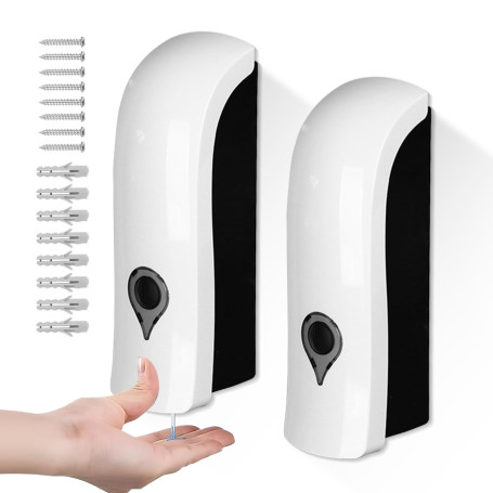WANDGU Distributeur de Savon Mural sans Perçage: Distributeur de Savon Mural