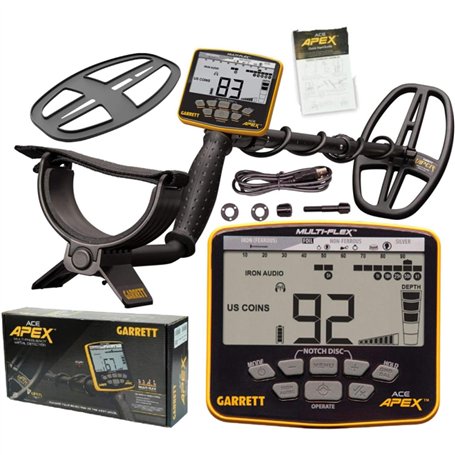 Détecteur de Métaux Garrett ACE APEX 6x11 ”Multi-Freq Basic
