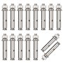 Iyowei 15 Pièces Vis d'Expansion Inoxydable 304 Boulon d'Expansion en Acier Inoxydable Cheville à Béton Charge Lourd Devoir Ancr