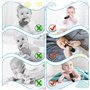Anneau Dentition Bebe, 2 Pièces Telecommande Jouet Dentition Bébé, Jouets Sensoriels de Qualité Alimentaire, Poussées Dentaires