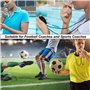jatimdotin Lot de 5 Sifflets, Acier Inoxydable Sports Lanière, Sifflet Arbitre Football, Sifflet Puissant et Net pour Les Entraî