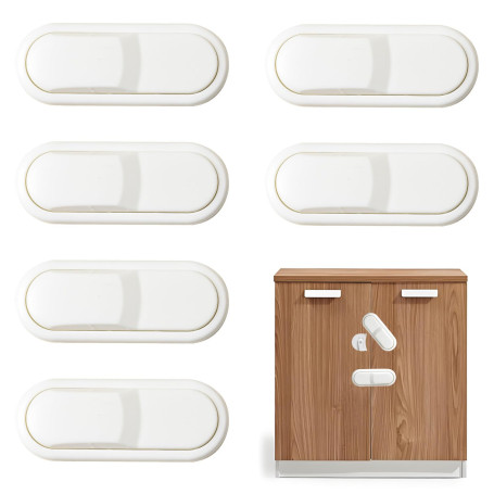 Kryzulax 6 Pièces Bloque Porte Bébé