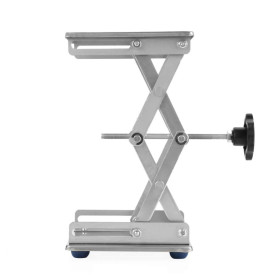 6" Plate-Forme d'Ascenseur de Laboratoire de Ciseaux Support de Jack d'Acier Inoxydable/Protection Pliable 150 * 150 * 250mm de