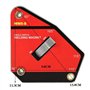 Aimant de Soudeur,60°/90°/110°/115°/165° Aimant Puissant NdFeB Soudage Support de Soudure Magnétique Aimant de Soudeur Equerre d