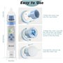 GIBOHOM Aspirateur Nasal Bebe Électrique avec 5 Niveaux D'Aspiration, Electrique Mouche Bebe avec Écran, Rechargeable avec 3 Emb