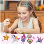 Select Zone de couture DIY pour enfants - Kit de bricolage en feutre avec fil à broder - Aiguilles en plastique - Ouate de rempl