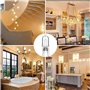 Ampoule G9 10pcs 40W 230V 2900K 480LM Dimmable Warm White G9 ampoule halogène Convient pour les ampoule four, les lampes de plaf