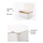 DXIA Distributeur de Lingettes Humides,Boîte de Mouchoirs Humides, Boîte de Rangement de Papier Ménage en Plastique Antipoussièr