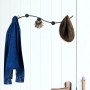 lemgyiamz Mural PatèRes Porte Manteau Crochets - MéTal Barre à DéCorative Muraux CréAtifs Simples Accueil DéCoration Murale Cham