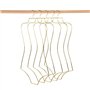 Arekuaei Lot de 10 cintres en métal doré pour Maillot de Bain