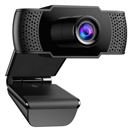 kacylzom Webcam 1080P avec Microphone Antibruit - Full HD Web Cam Correction Automatique de La Lumière Streaming Caméra PC Webca