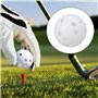 30 Pièces Balles De Pratique De Golf, Balle De Golf Creuse, Balle De Golf en Plastique, Creux Plastique Creuses Balles avec Trou