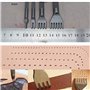 JasCherry 20 Pcs Kit Outillage Maroquinerie Outils de Couture en Cuir - Kit Artisanat du Cuir pour Piquer/Marquer/Travailler/Est