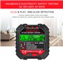Kedelak Testeur de sortie GFCI avec affichage de la tension testeur de prise 90-250 V détecteur de tension de polarité de Circui