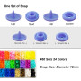 T5 12mm 24 Couleurs Boutons Pression